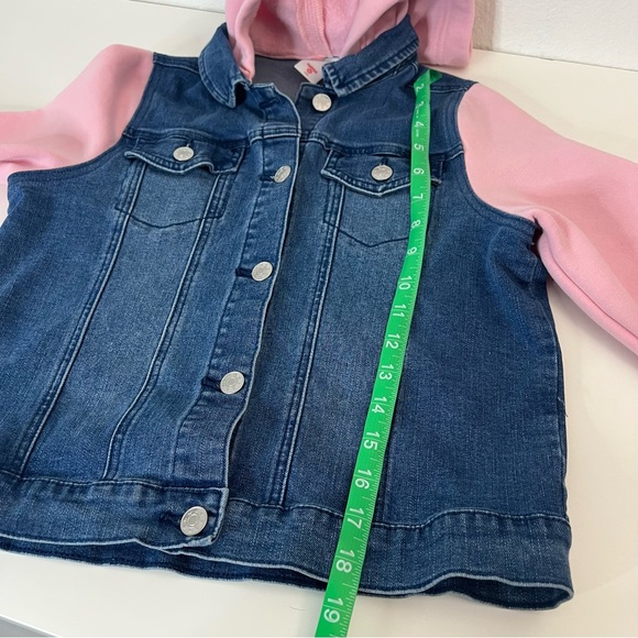 Fabkids Happy Face Sweatshirt Jean Jacket Girls size XL - Picture 6 of 7